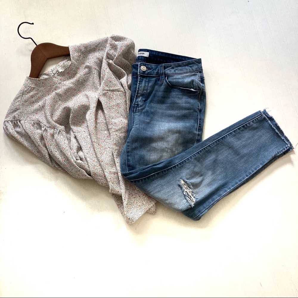 RACHEL ZOE FLORAL BLOUSE SIZE M